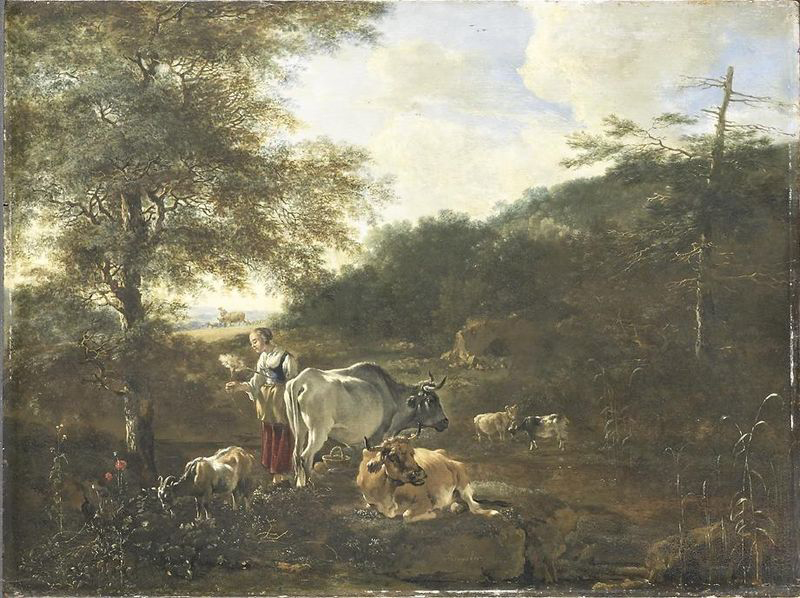 Landscape with cattle